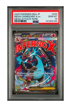 PSA 10 Mega Charizard X EX #223
