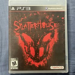 Splatter house PlayStation 3