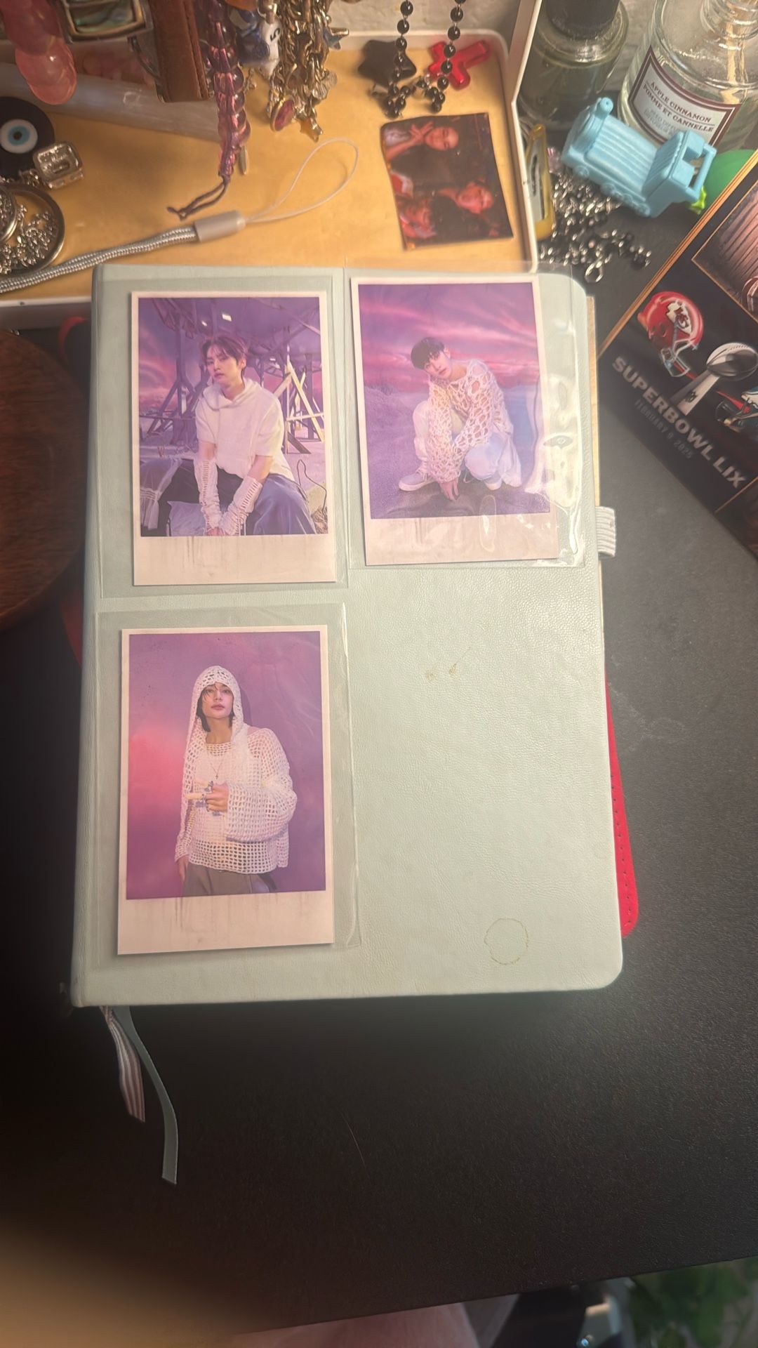 K Pop Poloroid Skz Hyunjin Bangchan And Lee Know Photocards