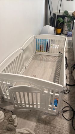 Assembly of dog fences