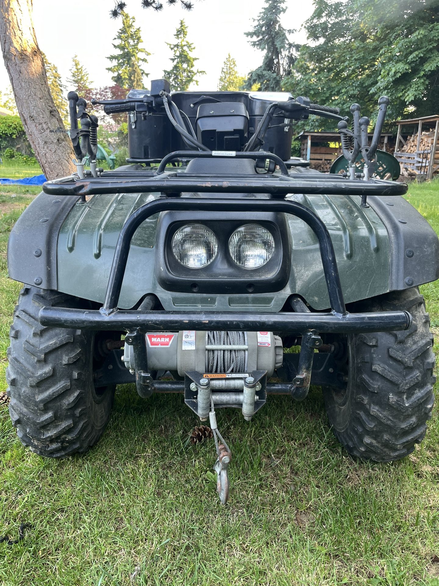 2002 Suzuki King Quad 300 4x4 W/ Warm Winch