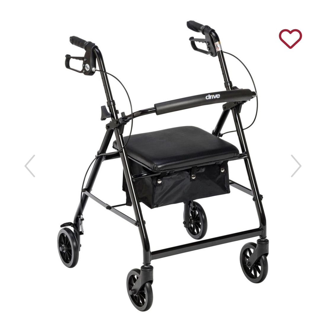 DRIVE Seated Walker Extra Wide As New $149