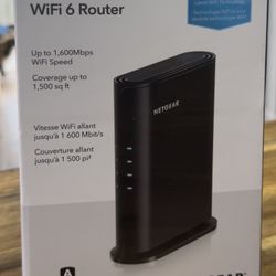 Netgear AX1600 WiFi 6 Router (RAX5) – New in Box