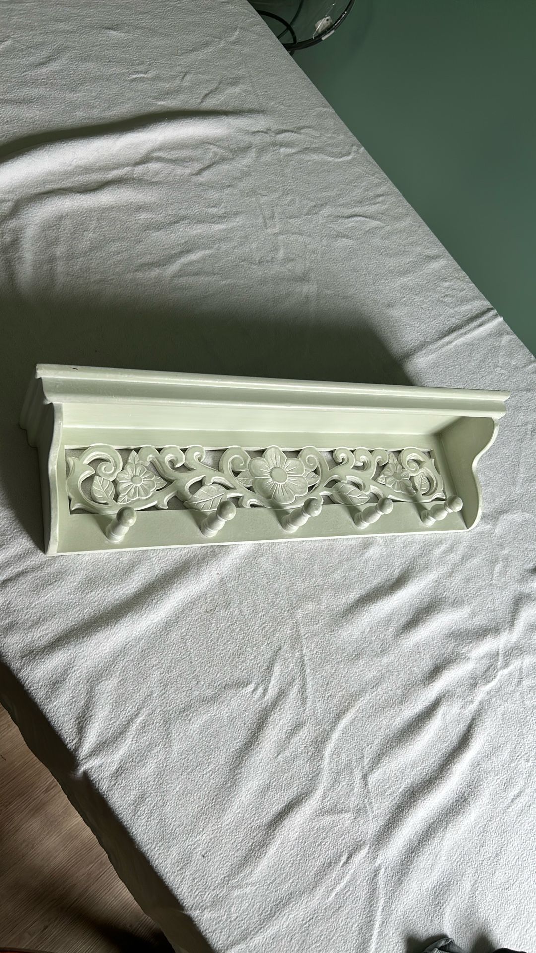 Wall Shelf With Pegs