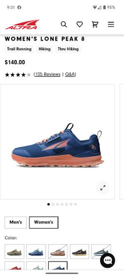 Altra Lone Peak Trail Shoe 7 1/2