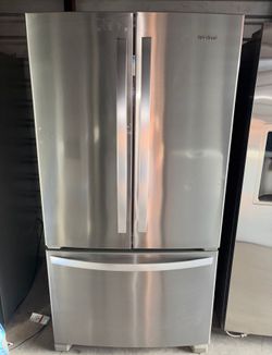 Whirlpool Stainless Steel Refrigerator And Freezer
