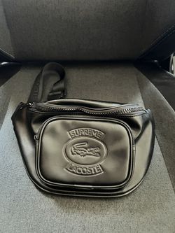 Supreme x LACOSTE Waist Bag Black