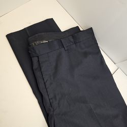 Jos. A. Bank Signature Collection Tailored Fit 100% Wool Dress Pants 42x33 Dark Gray Mens Slacks Business Formal