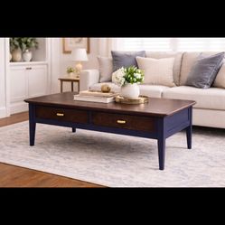 Kincaid refinished coffee table Walnut stained