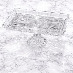 Glass Dessert Tray