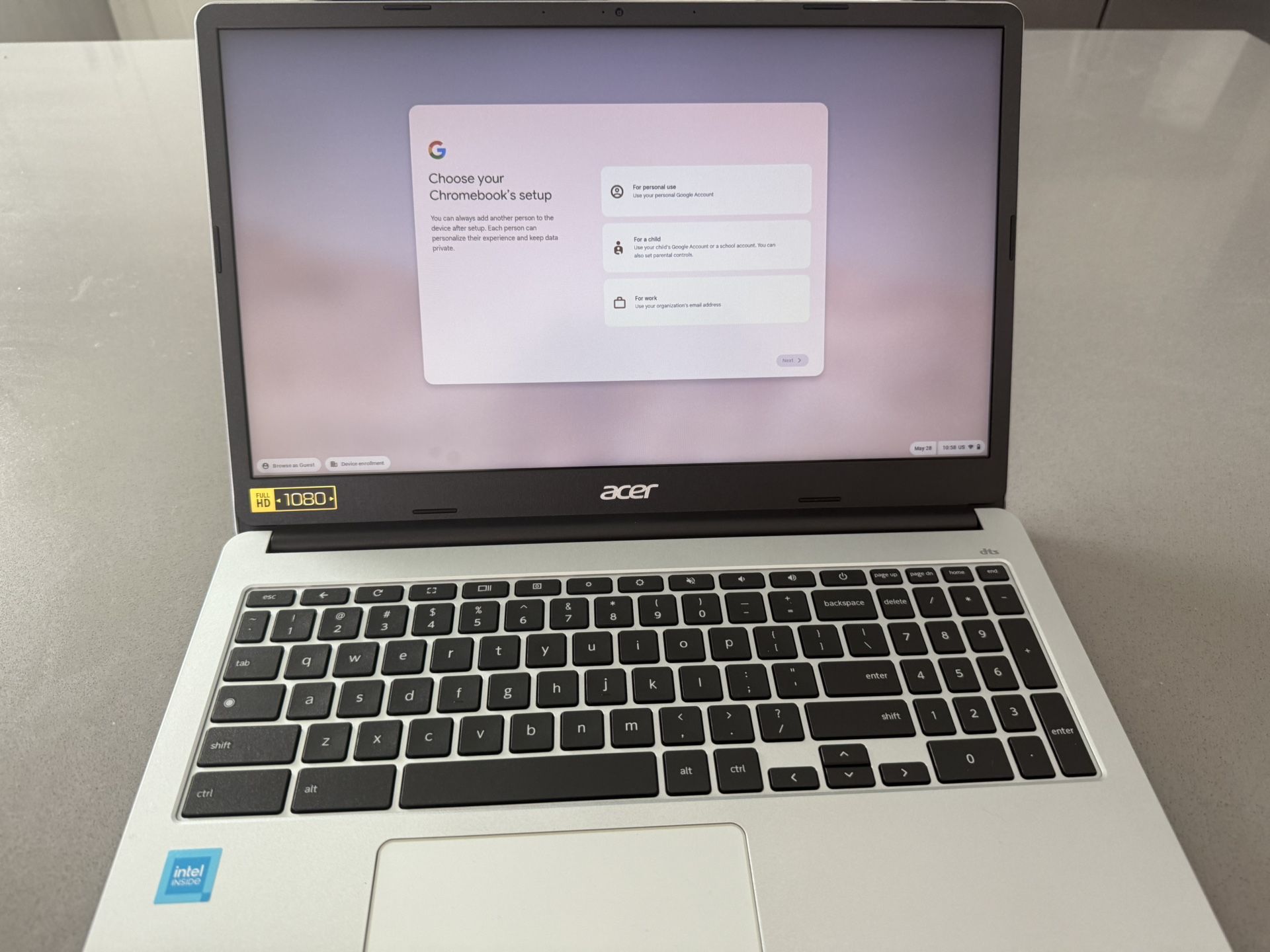 Chromebook (contact info removed) Full HD