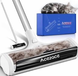 Ace2ace Pet Hair Carpet Roller with Long Handle