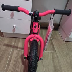 Specialized Lightweight Aluminum Balance Bike 12 Inch Pink Flat Bar Kids