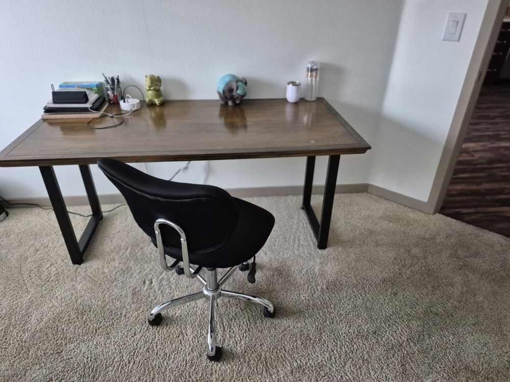 Desk, Office Chair