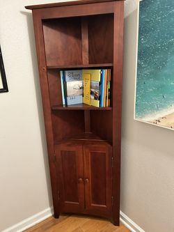 Solid Wood Corner Cabinet