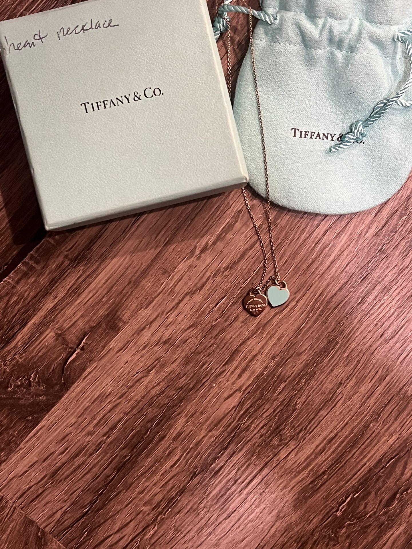 REAL tiffany heart pendant necklace