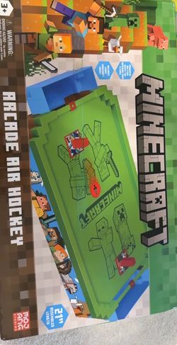 Minecraft arcade hockey table