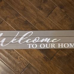 Welcome Sign