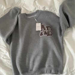 Anine Bing Women's Grey Crewneck Sweatshirt