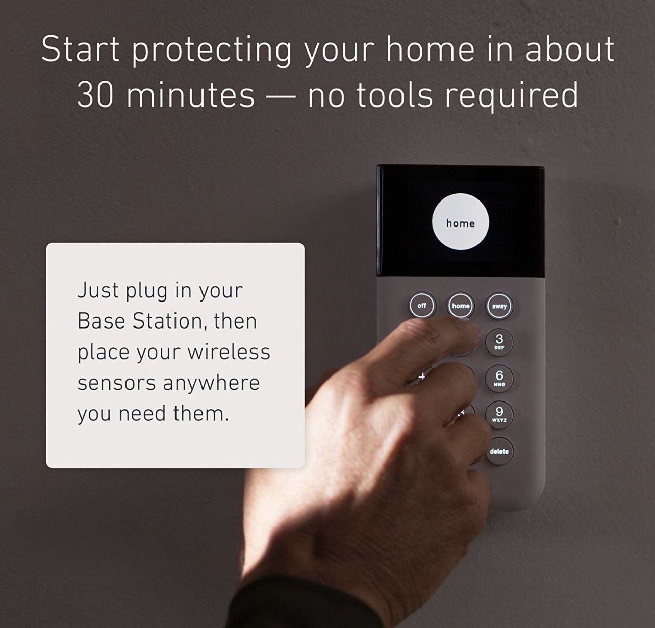 Base Station Alexa Compatible Home Security SimpliSafe Piece