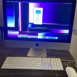 2017 Apple iMac 21.5-inch Retina 4k Display 3ghz Intel Core I5 8gb Ram 256gb Ssd Small Crack On outside Works Great 