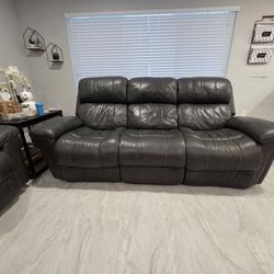 recliner (3 seats) and love seat (2 seats)