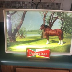 Vintage Budweiser Sign
