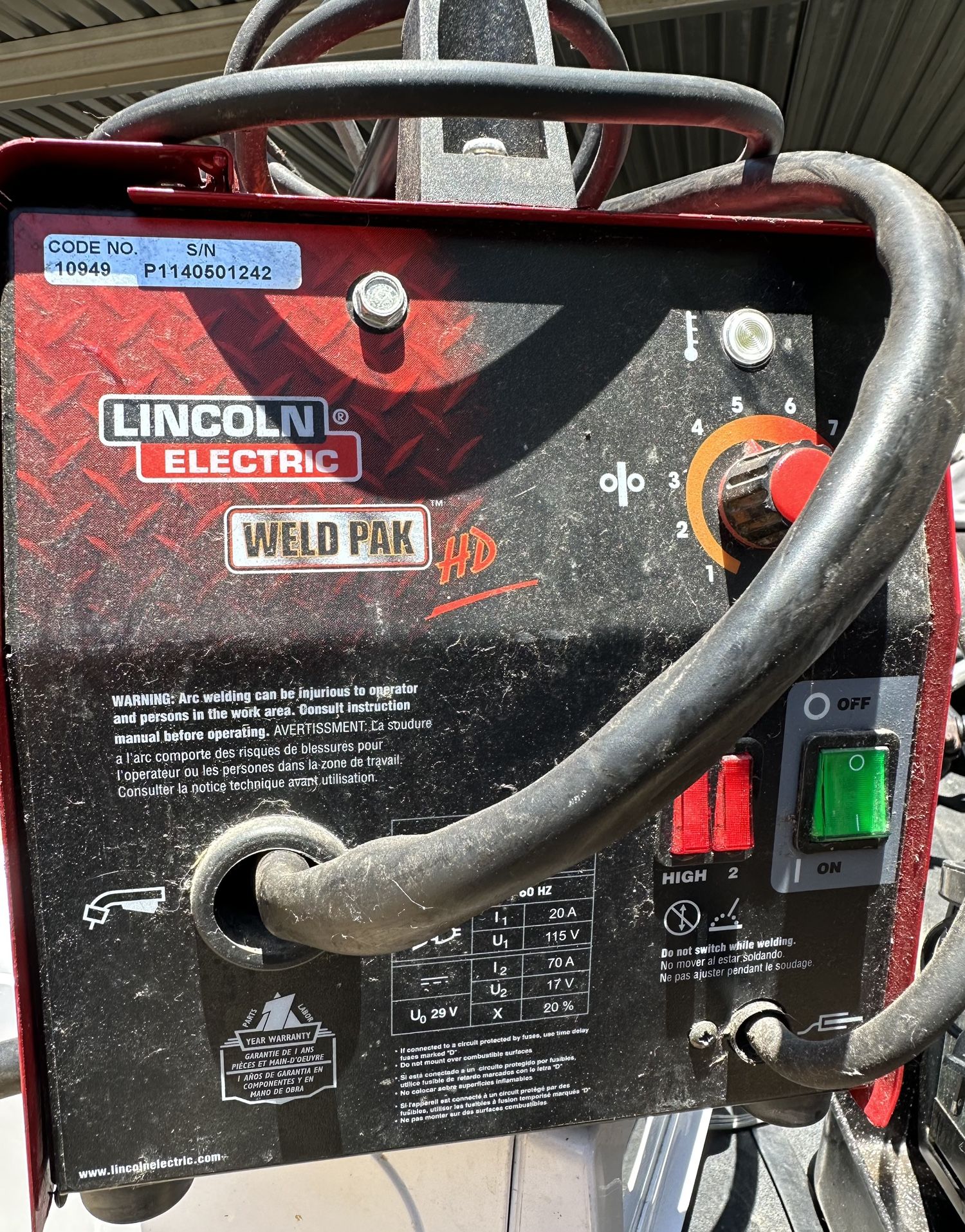Lincoln Electric Weld Pak HD 10949 for Sale in Spring Valley, CA OfferUp
