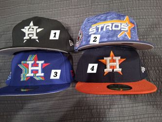 7 3/4 Houston Astros New Era Fitted Hats $25 each