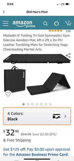 Gymnast yoga mat