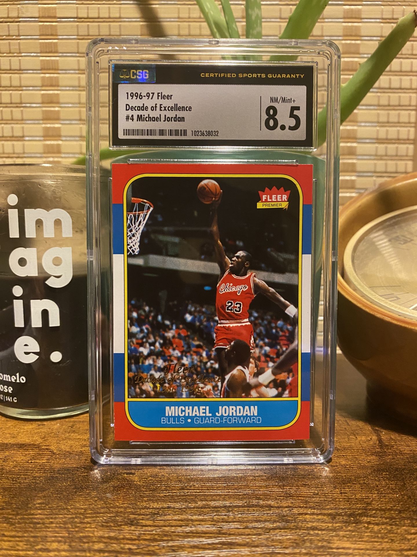 michael jordan decade of dominance basketball card