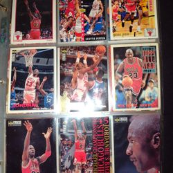 1990's Basketball Ball Cards. Original.