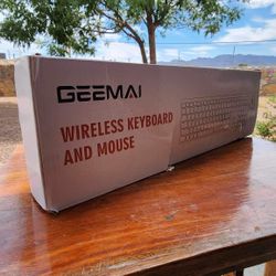 GEEMAI WIRELESS KEYBOARD AND MOUSE 