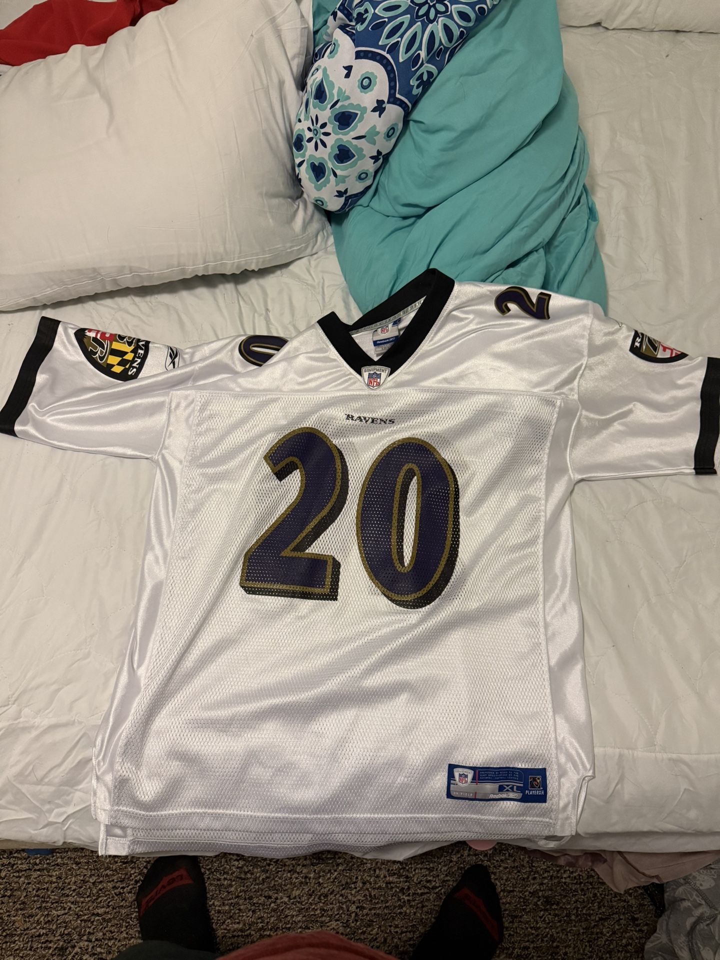 XL Baltimore Ravens Ed Reed NFL Equipment On Field Jersey