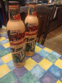 Commemorative Mountain Dew Bottles