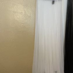 NEW - Women / Girl Mesh Tulle Lace Skirt Petticoat Thin Sarong Long Sheer Underskirt Small Size Only
