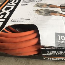 Rigid 100 Ft. 10 Gauge  $85 And  Rigid. 50 Ft.  10 Gauge $70