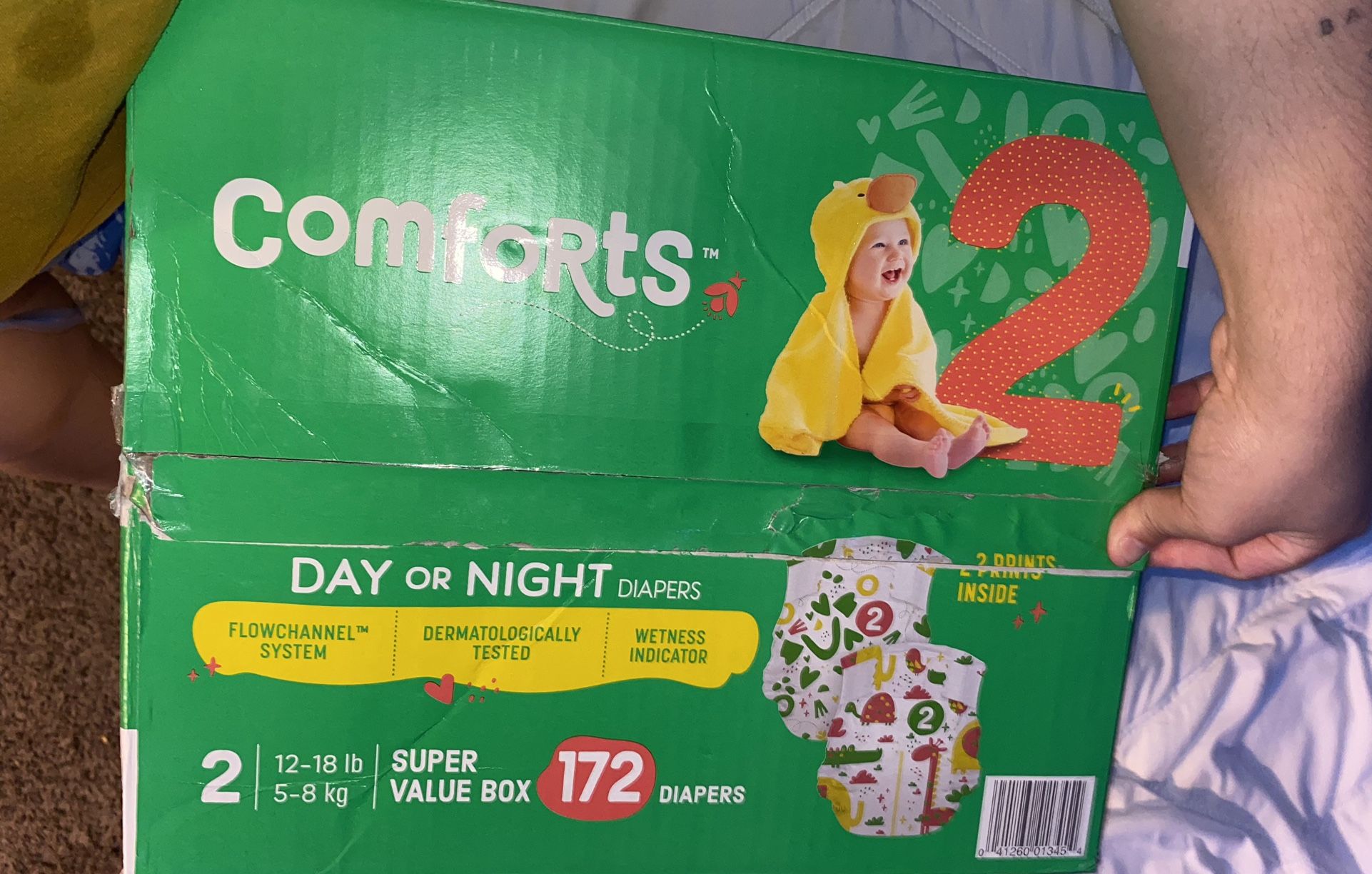 Diapers Comforts Size 2