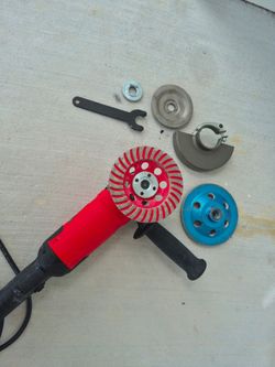 Trigger-Grip Angle Grinder