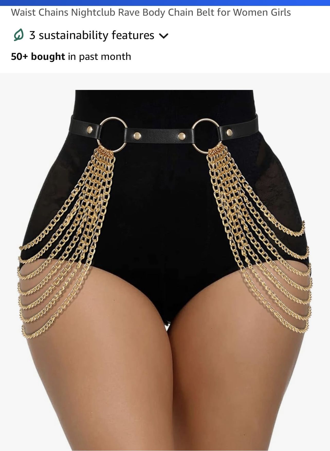 Gold Chain Belt