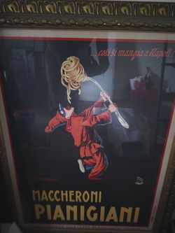 Maccheroni Pianigiani  Framed Artwork