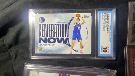 Cooper Flagg 2025-26 Topps Generation Now RC Diamond GEM MT 10