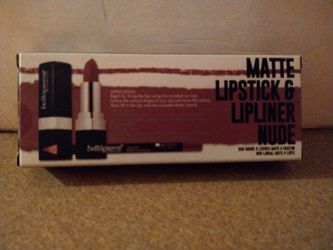Matte Lipstick And Liner Nude Duo