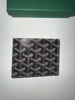 Goyard Victoire Wallet Black Natural for Men