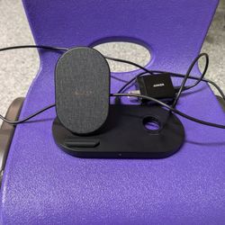 Anker 2 In 1 Wireless Charger For iPhone And Android Phones Plus Apple Watches