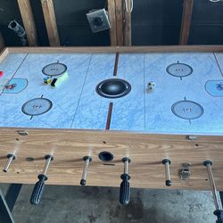 3 In One Pool Table Foosball And Air Hockey