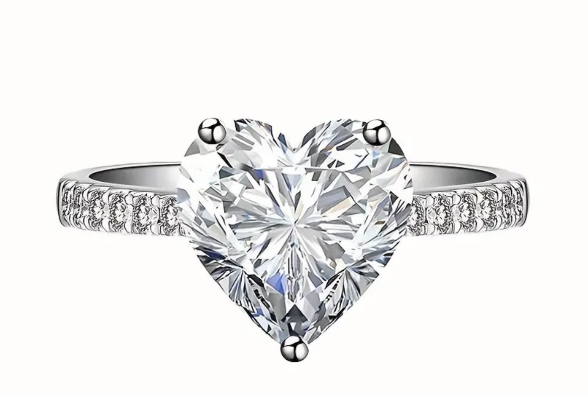 Gorgeous Lab Created Diamond Ring