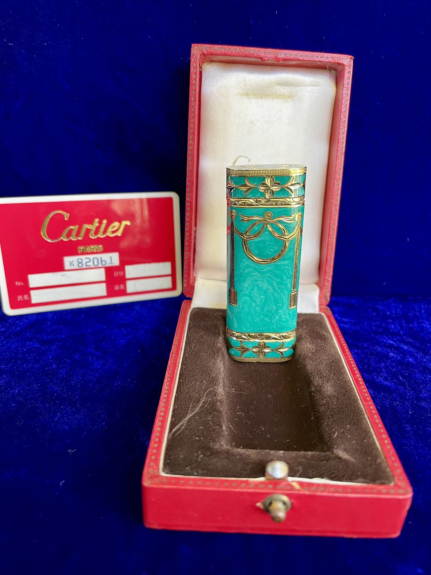 Rare Vintage Super Mint Condition Cartier Lighter Roy King 18K Gold Works 1 Year Warranty 