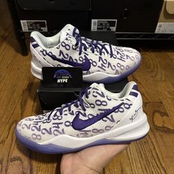 Nike Kobe 8 Protro ‘Court Purple’ Size 6Y Brand New