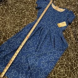 Mickey And Minnie Mouse AOP Dress LULAROE Size Small Stretchy New With Tags